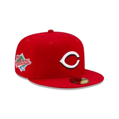 Sapca New Era Cincinnati Reds MLB Green Paisley Undervisor 59FIFTY Fitted - Rosii